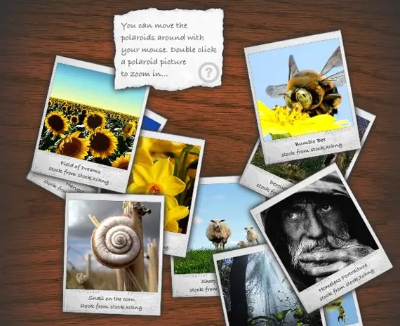 jQuery: galleria di immagini con zoom automatico