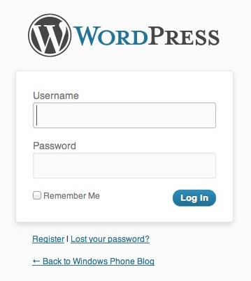 WordPress: rimuovere l'effetto shake dalla pagina di login